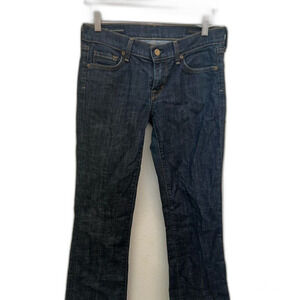 CITIZENS OF HUMANITY BLUE LOW RISE BOOT CUT JEANS SIZE 28 (S3)